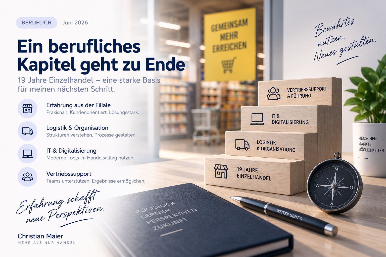 Ein berufliches Kapitel geht zu Ende