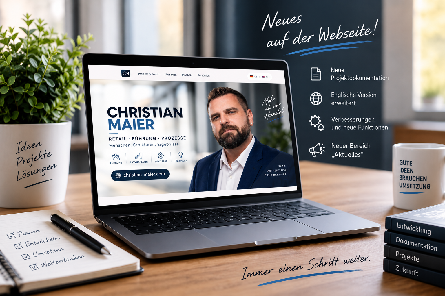 Neue Entwicklungen auf meiner Homepage